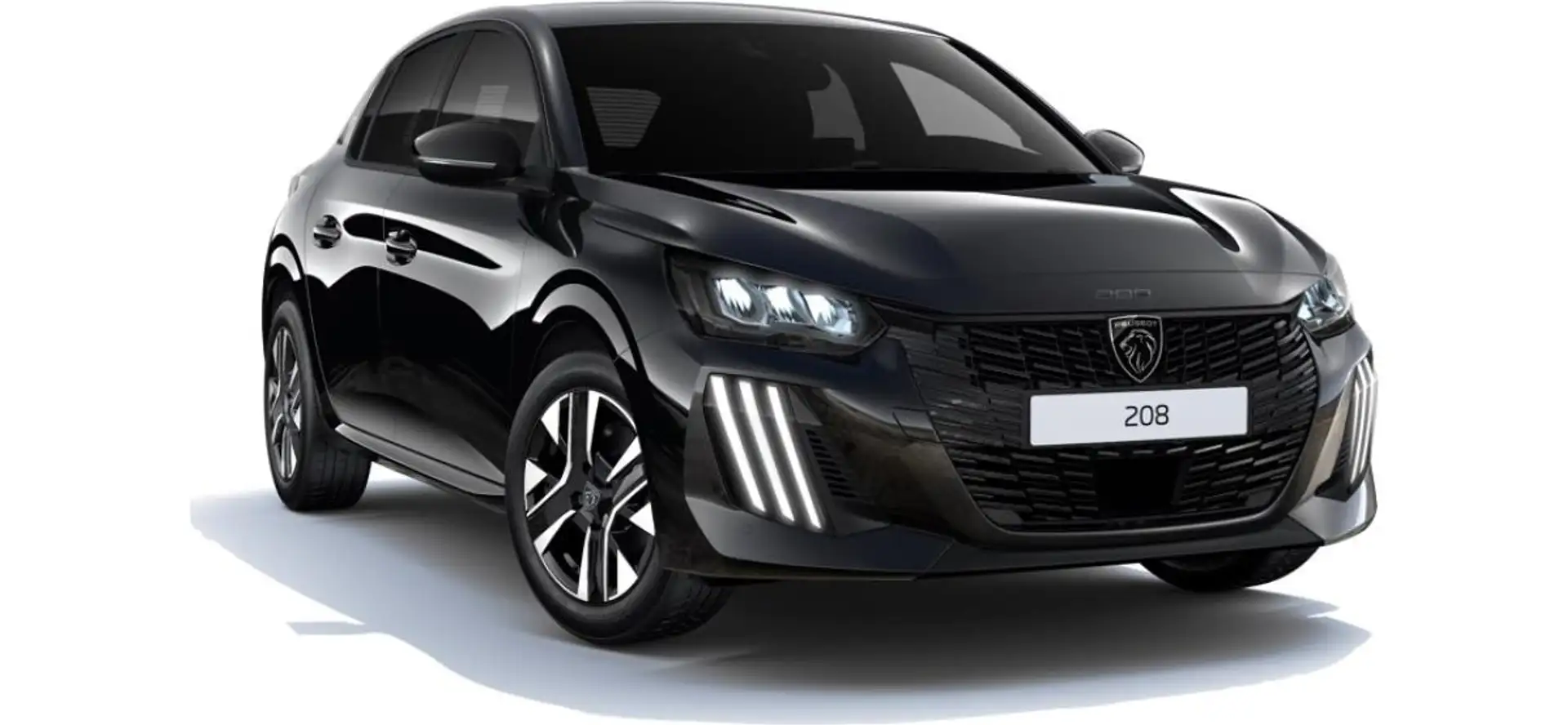 Peugeot 208 ALLURE HYBRID 110 e-DSC6 *SOFORT* Schwarz - 2