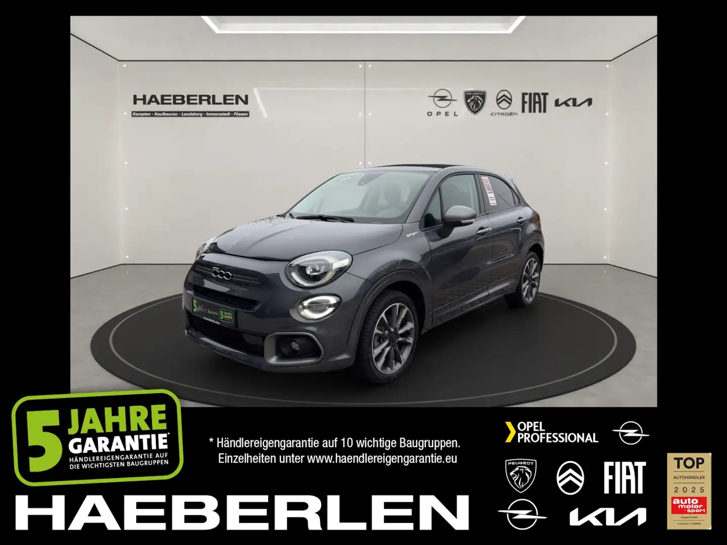 Fiat 500X 1.5 GSE Dolcevita Sport *ACC+Navi+Panorama* Gri - 1