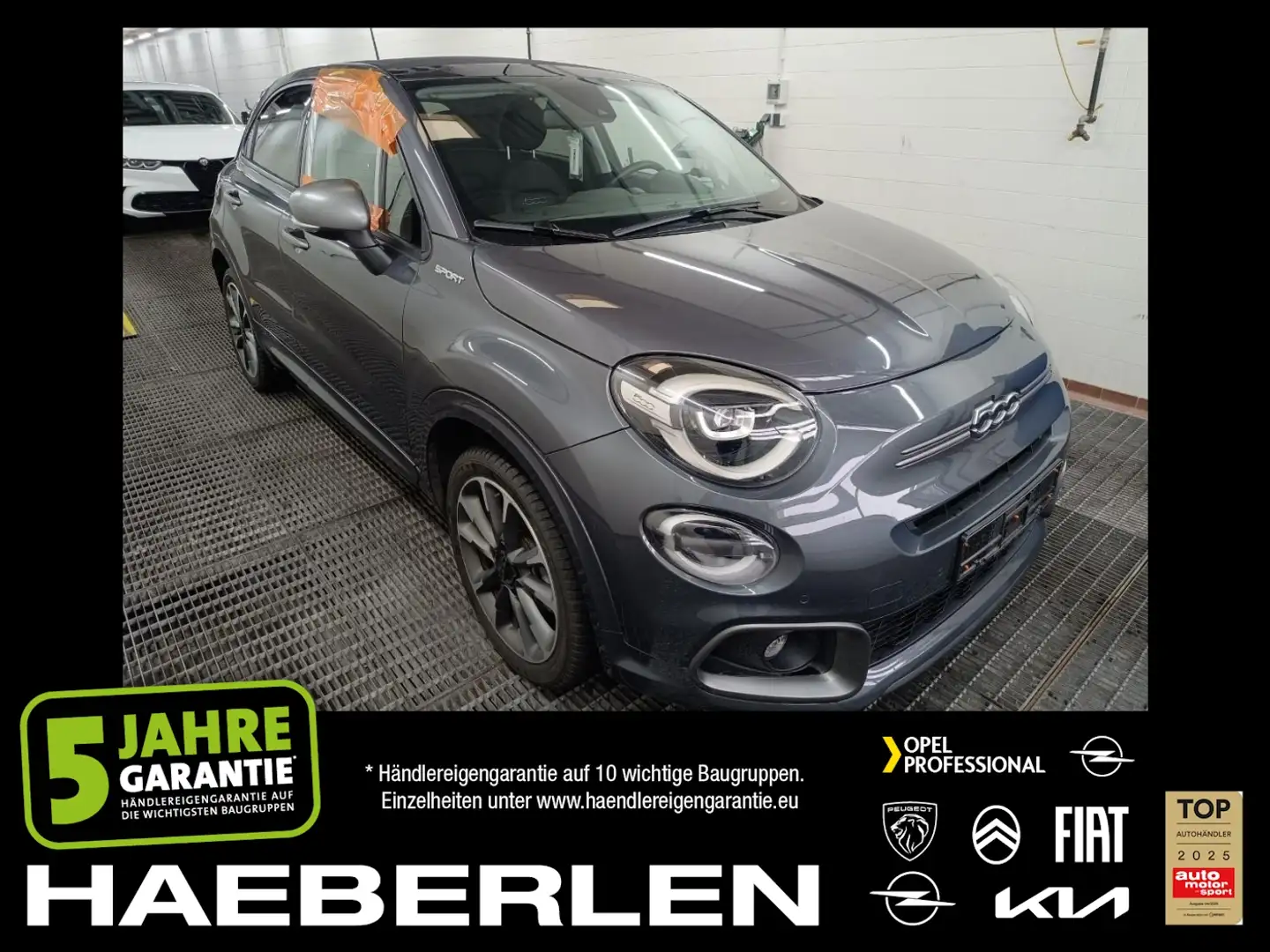 Fiat 500X 1.5 GSE Dolcevita Sport ACC+LED+Navi+Pano Grau - 1