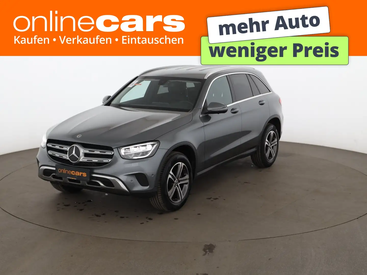 Mercedes-Benz GLC 200 d 4Matic Aut LED 360-CAM AHK LEDER NAVI Grau - 1