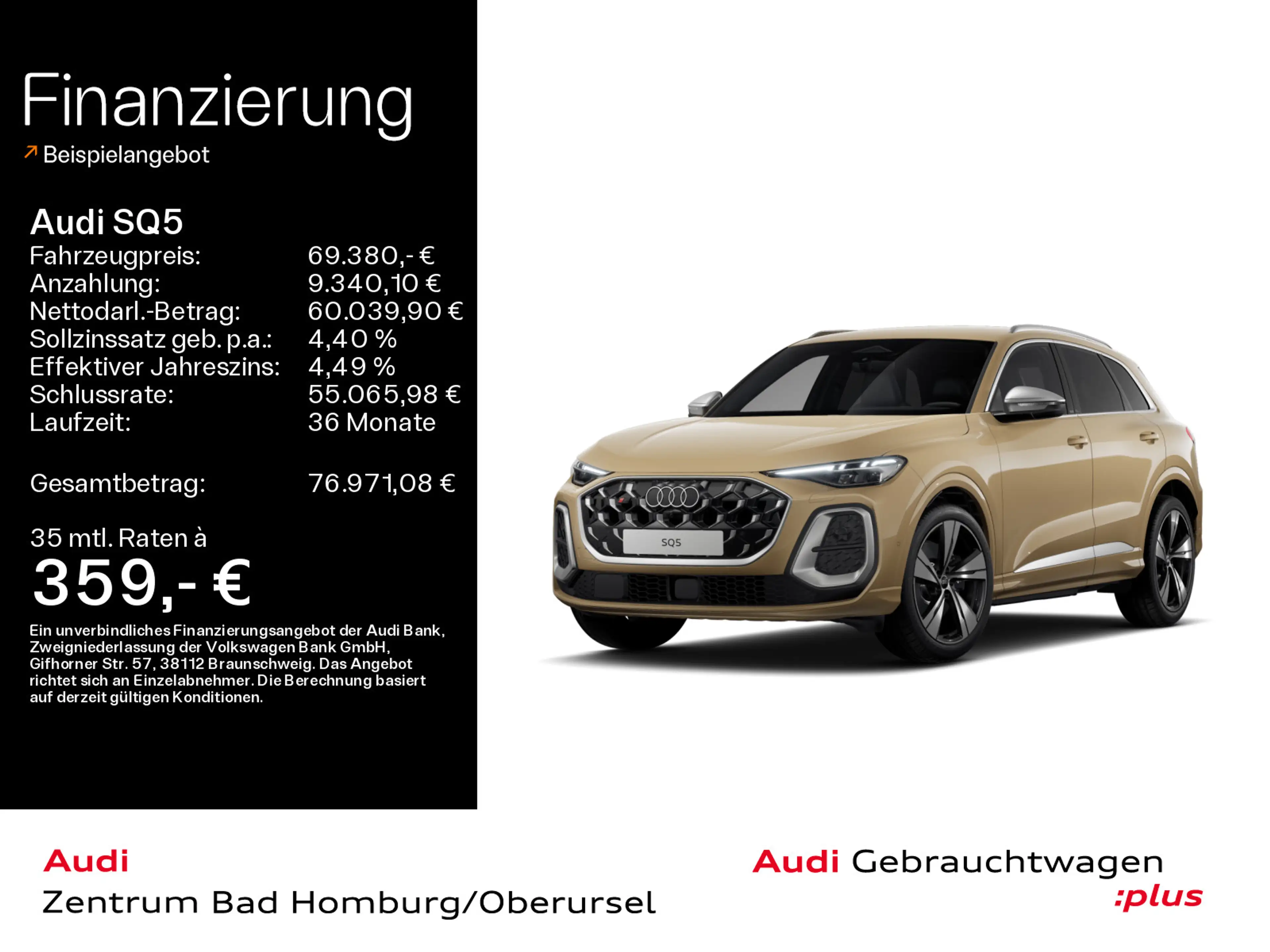 Audi SQ5 TFSI S tro*B&O*HUD*LED+*Virtual*Navi+*Sports