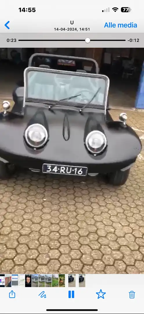 Volkswagen Buggy Ruska Super Buggy Чорний - 1