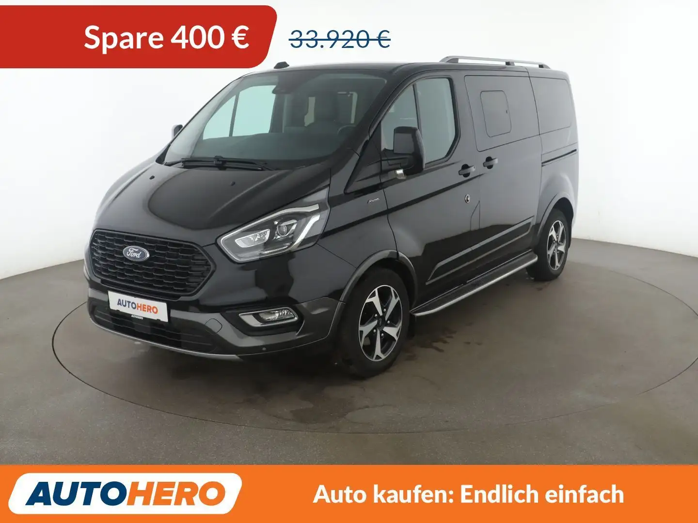 Ford Tourneo Custom 2.0 TDCi Mild-Hybrid 320 L1 Tourneo Active*NAV*ACC Schwarz - 1