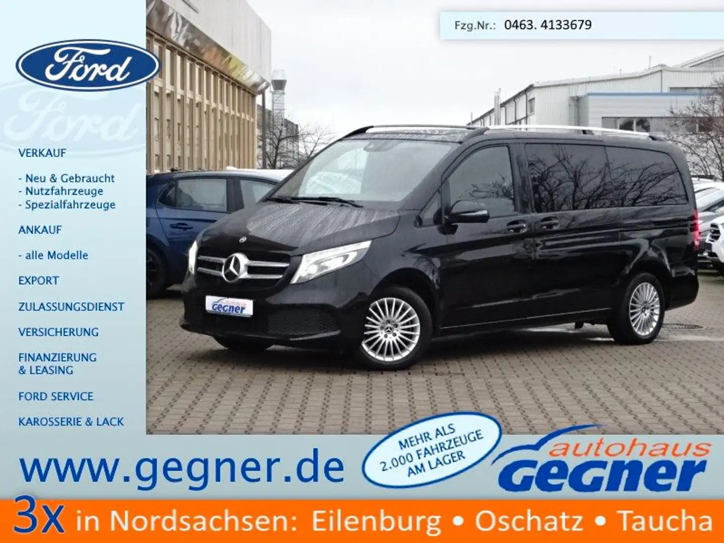 Mercedes-Benz V 220 d EDITION lang 9G-tronic LED Navi 7-Sitze Negru - 1