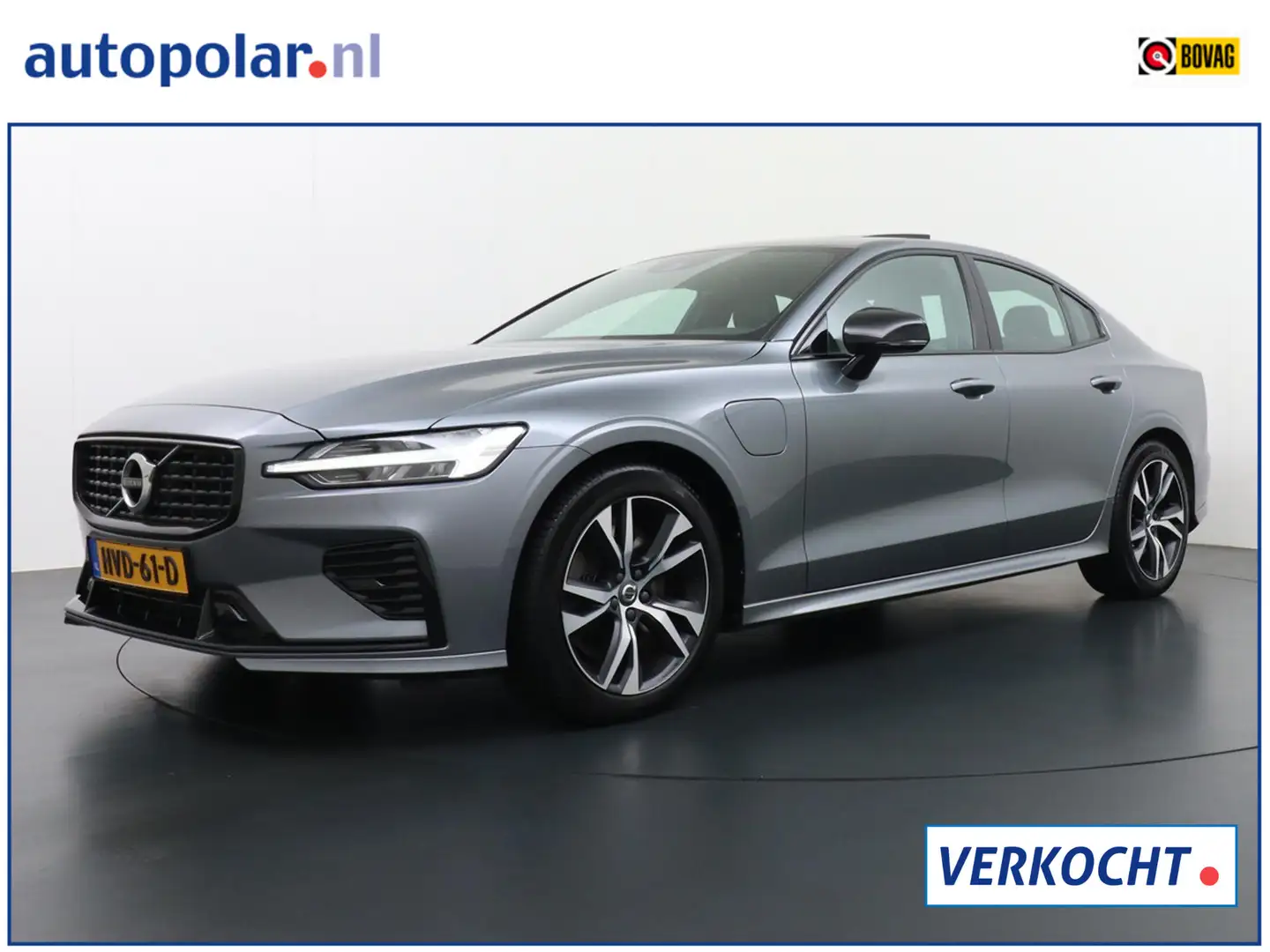 Volvo S60 2.0 Recharge T8 AWD R-Design Massagestoelen/Panoda Szürke - 1