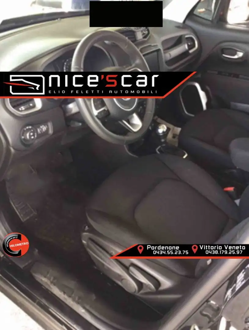 Jeep Renegade Renegade 1.6 Mjt 130 CV Business Zwart - 2