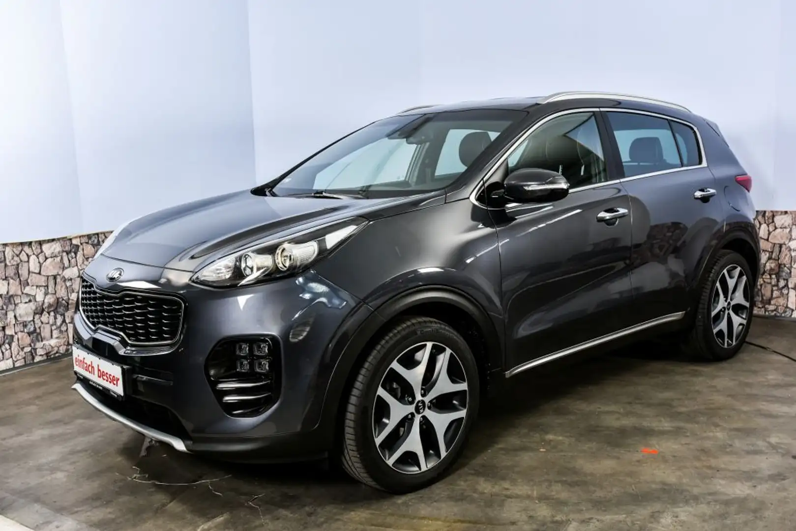 Kia Sportage 1.6 T-GDI 2WD GT Line 6-Gang Gris - 1