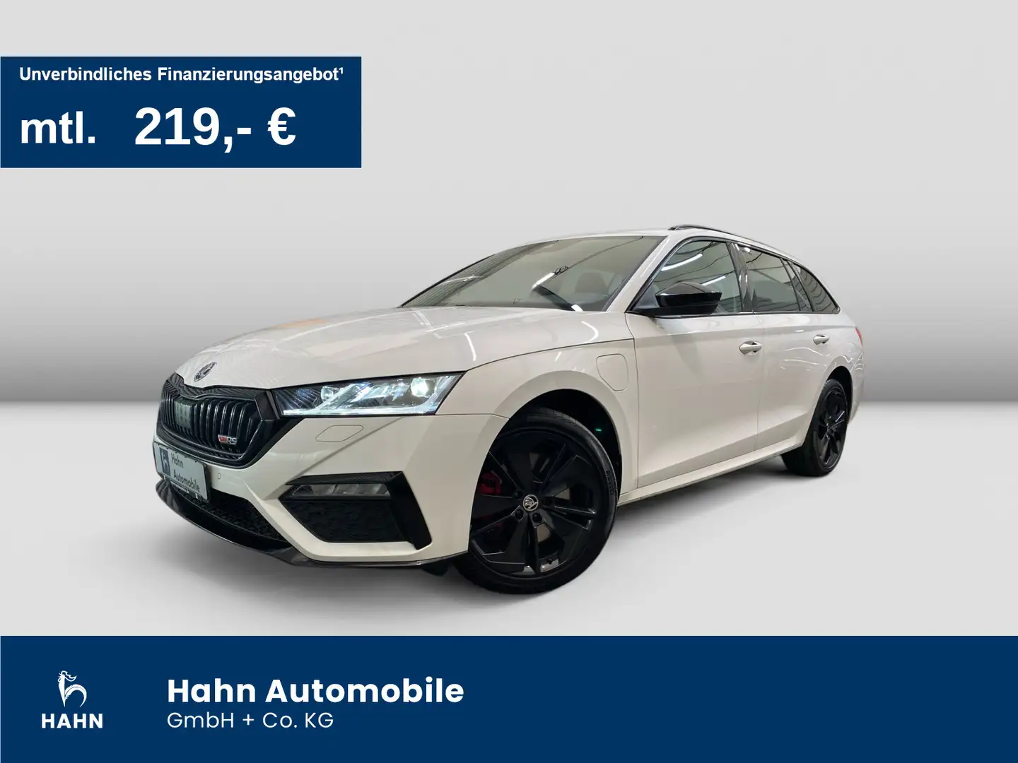 Skoda Octavia Combi 1.4 TSI iV RS LED Einparkh Sitzhzg Weiß - 1