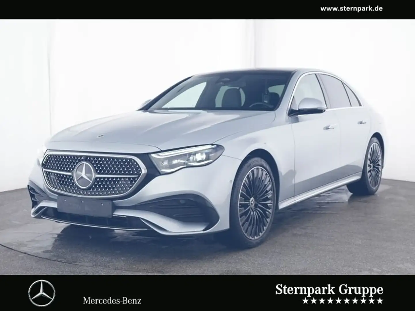 Mercedes-Benz E 400 E 400 e 4M AMG Distronic+HYPER+Pano+AIRMATIC+HuD Argent - 1