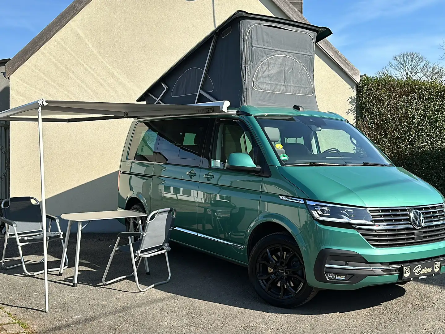 Volkswagen T6.1 California 4x4 Leder Camera Virtual cockpit Douche Keuken Vert - 1
