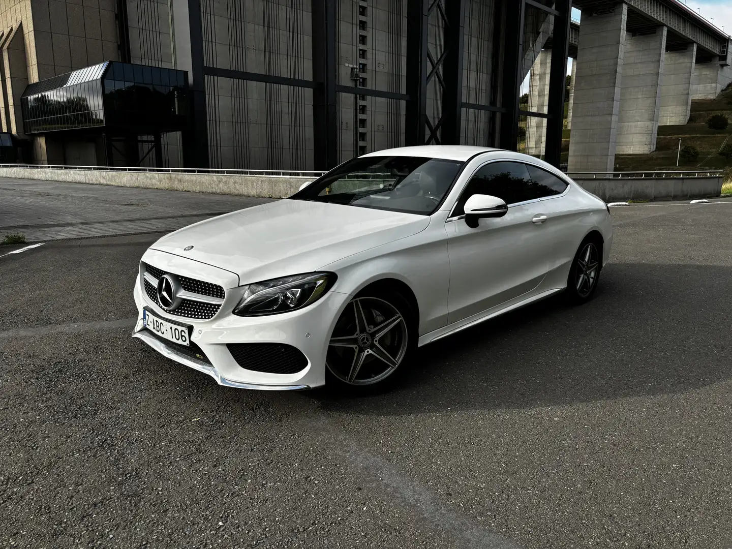 Mercedes-Benz C 180 C 180 Coupe Blanc - 1