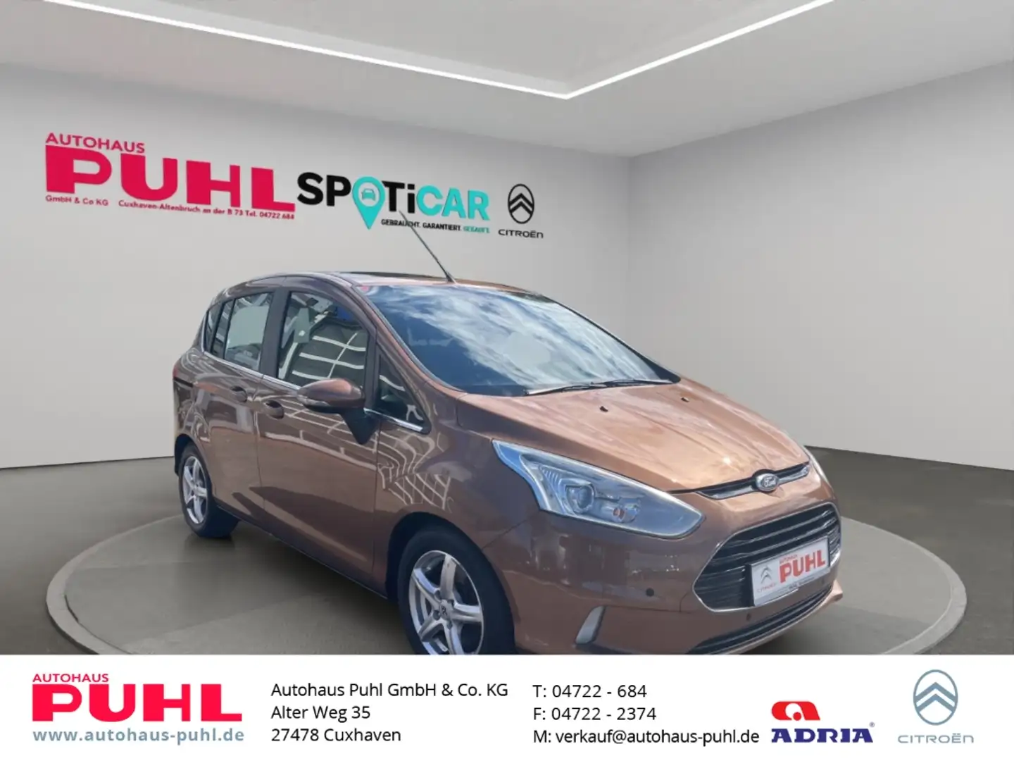 Ford B-Max Automatik,Panor-dach,Winterräder,Klima,Bluetooth, Brun - 1