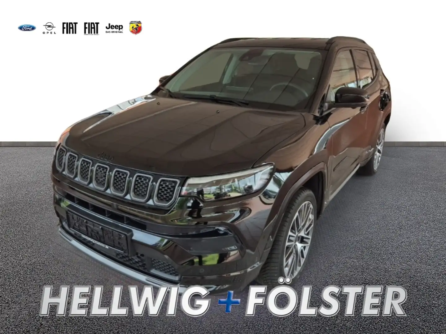 Jeep Compass Summit Mild-Hybrid FWD 1.5 MultiAir Leder Noir - 1