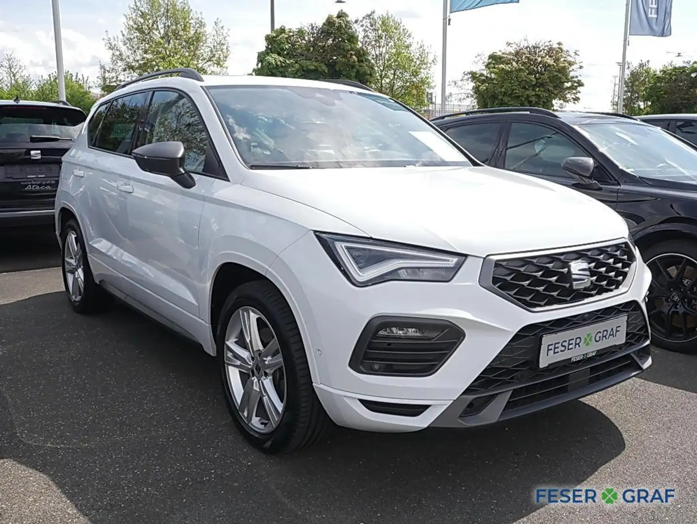 SEAT Ateca FR 2.0 TSI *LED*NAVI*TOP VIEW*CARPLAY*ACC*PDC*SHZ* Blanco - 2