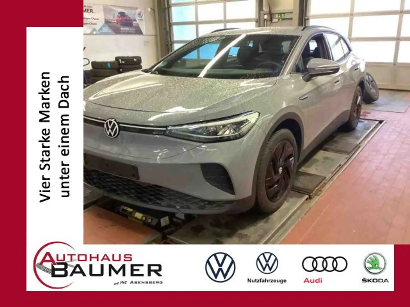 Volkswagen ID.4 Pure Performance Navi LED ACC PDC v+h Tel. Grijs - 1