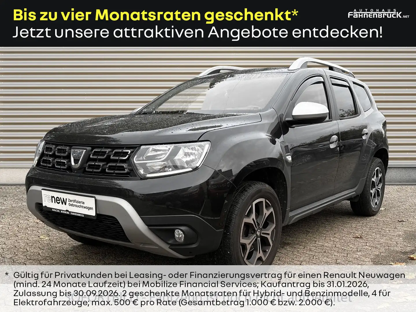 Dacia Duster Sondermodell Adventure TCe 150 360°Ka. Schwarz - 1