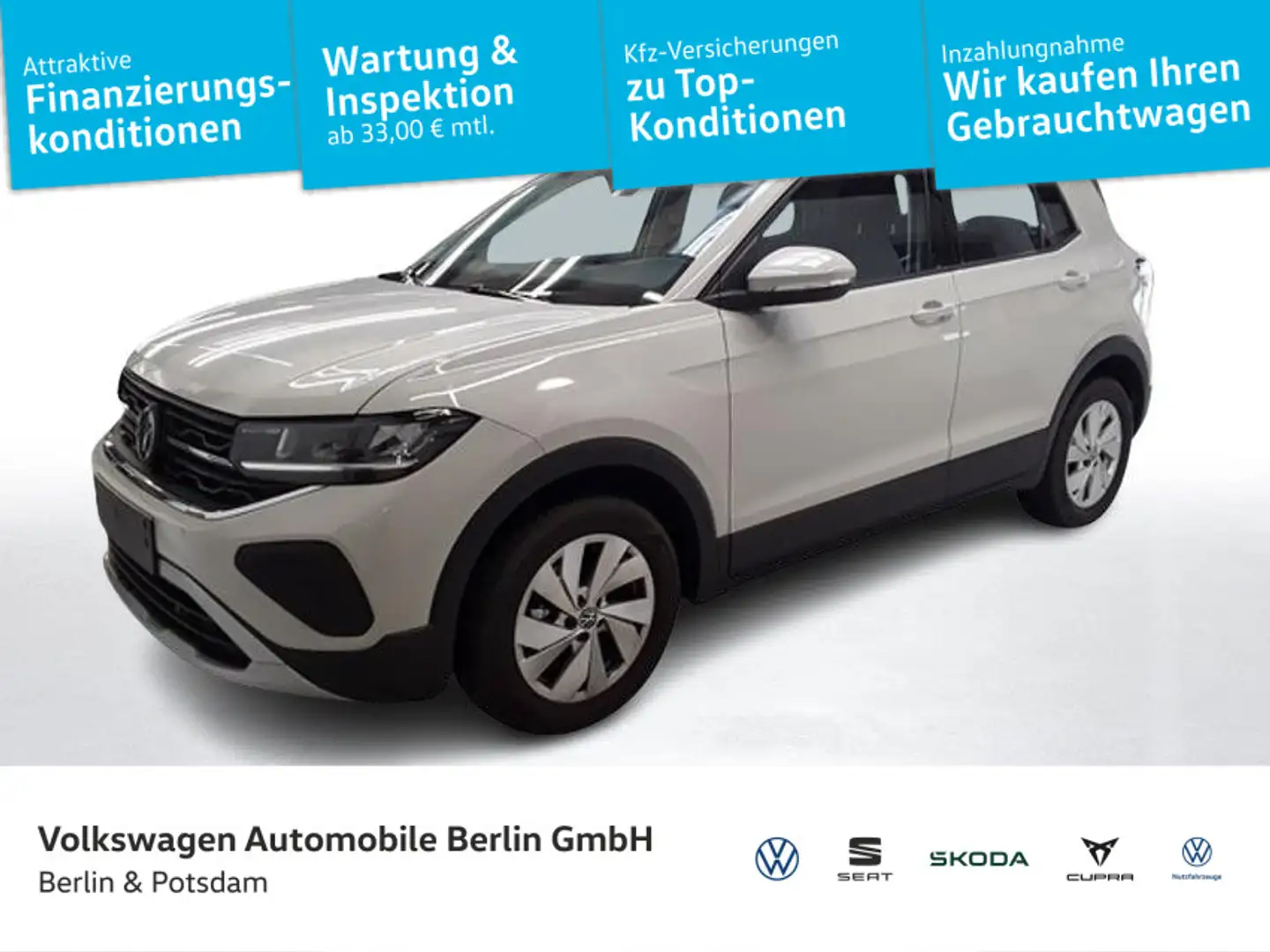 Volkswagen T-Cross 1.0 TSI Life Grijs - 1