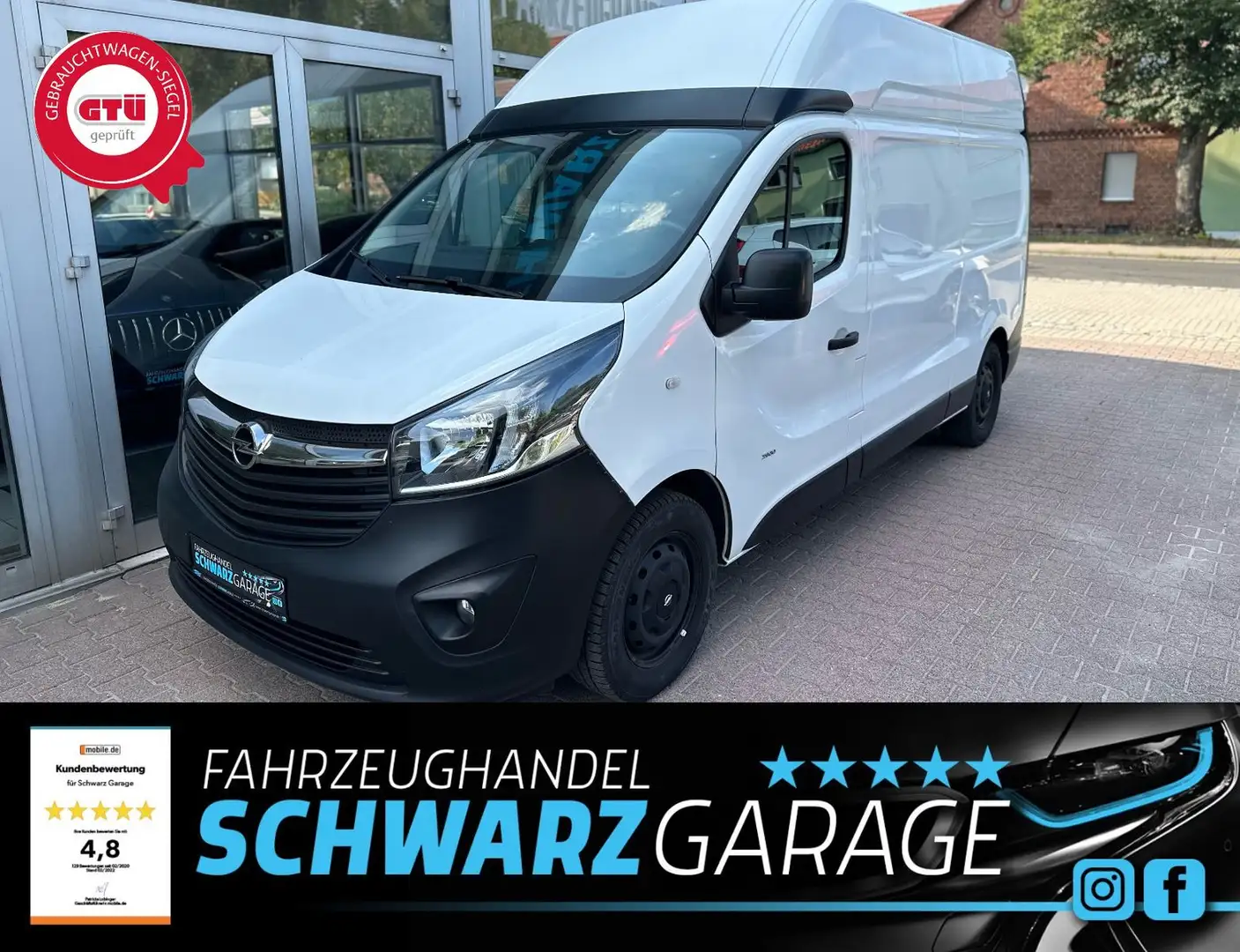 Opel Vivaro B Kasten/Kombi Kasten L2H2  2,9t*PDC* Білий - 1