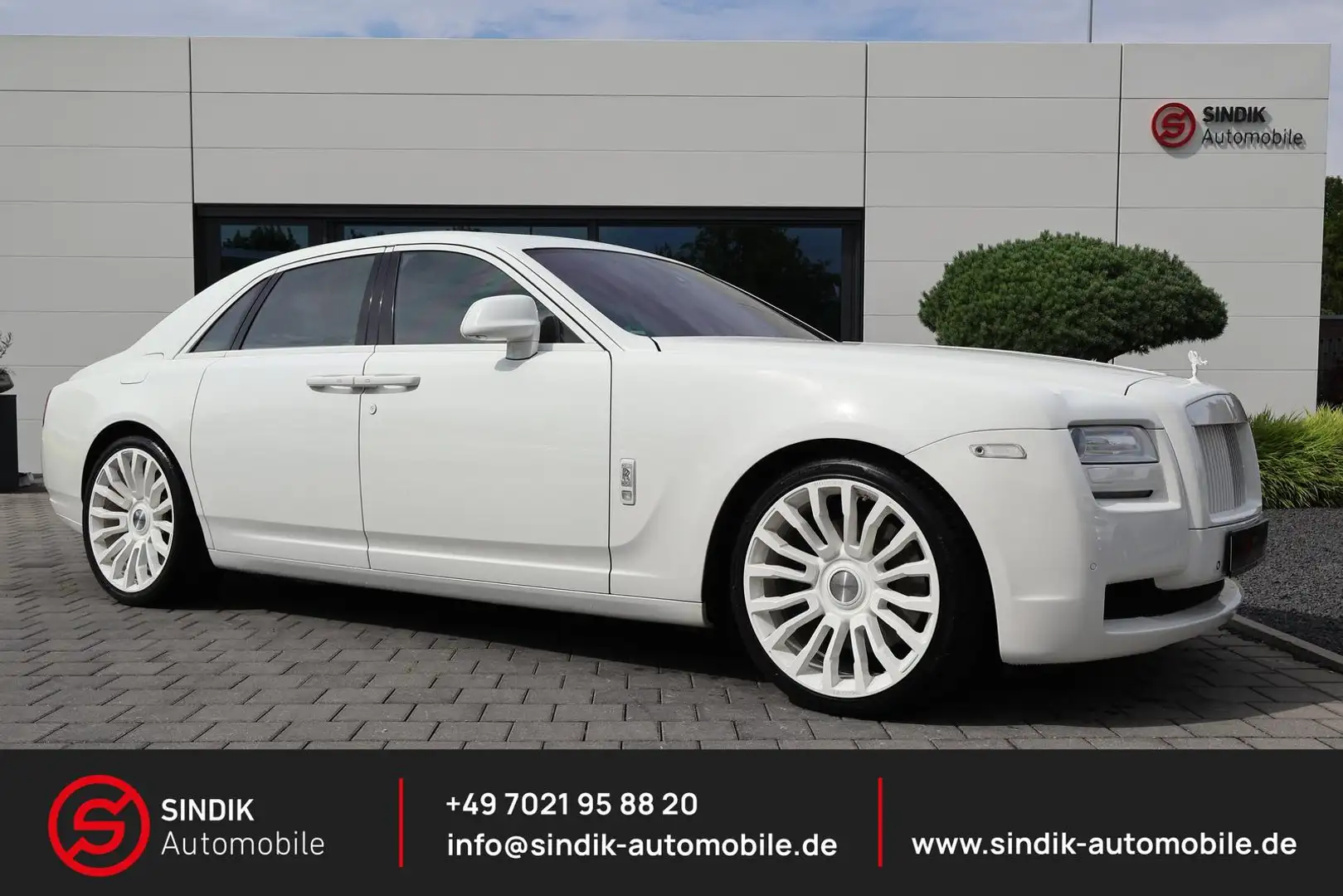 Rolls-Royce Ghost V12 -MANSORY- TV-RearSeat-ACC-Theatre Blanc - 1