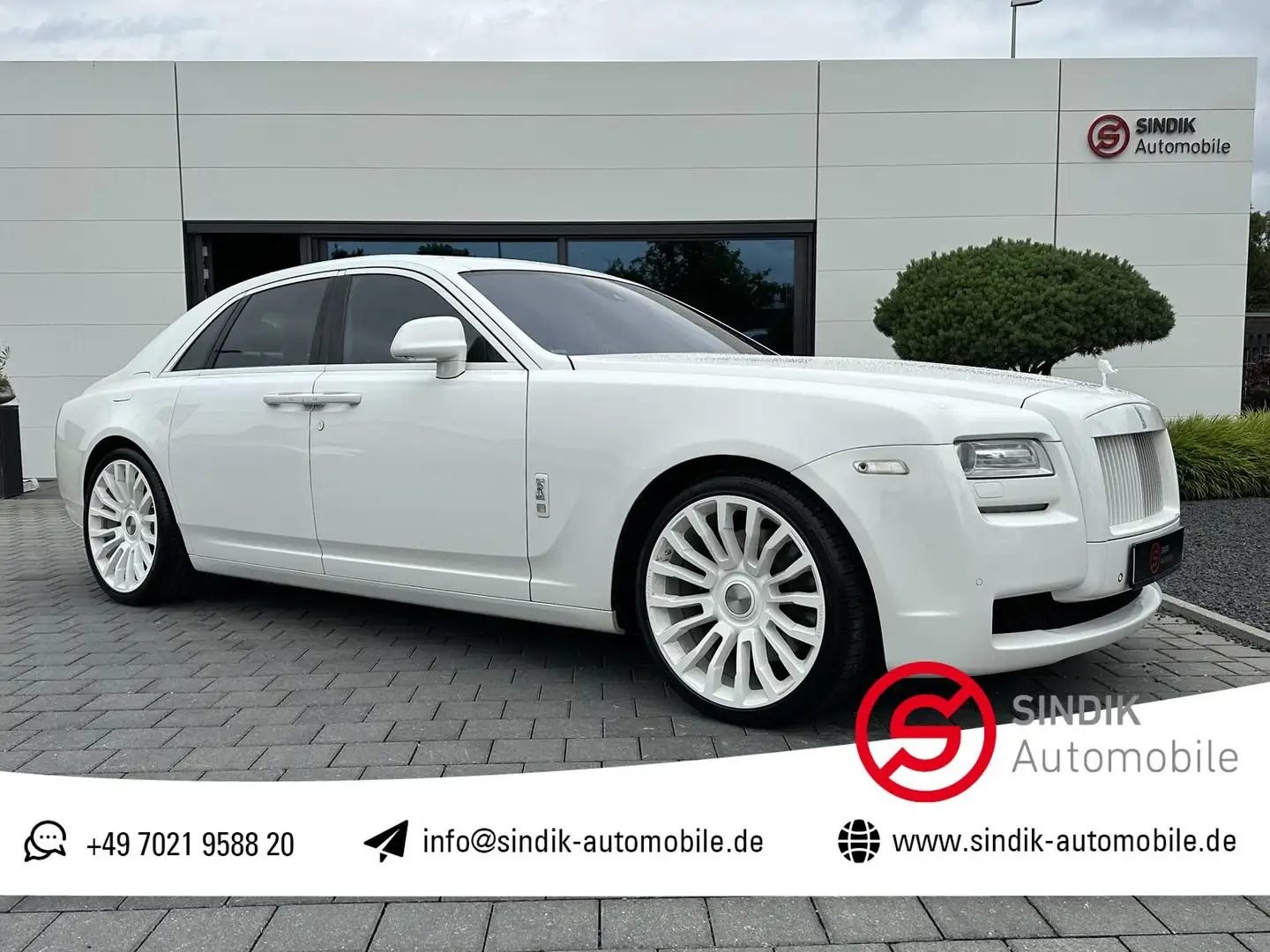 Rolls-Royce Ghost V12 -MANSORY- TV-RearSeat-ACC-Theatre Blanco - 1