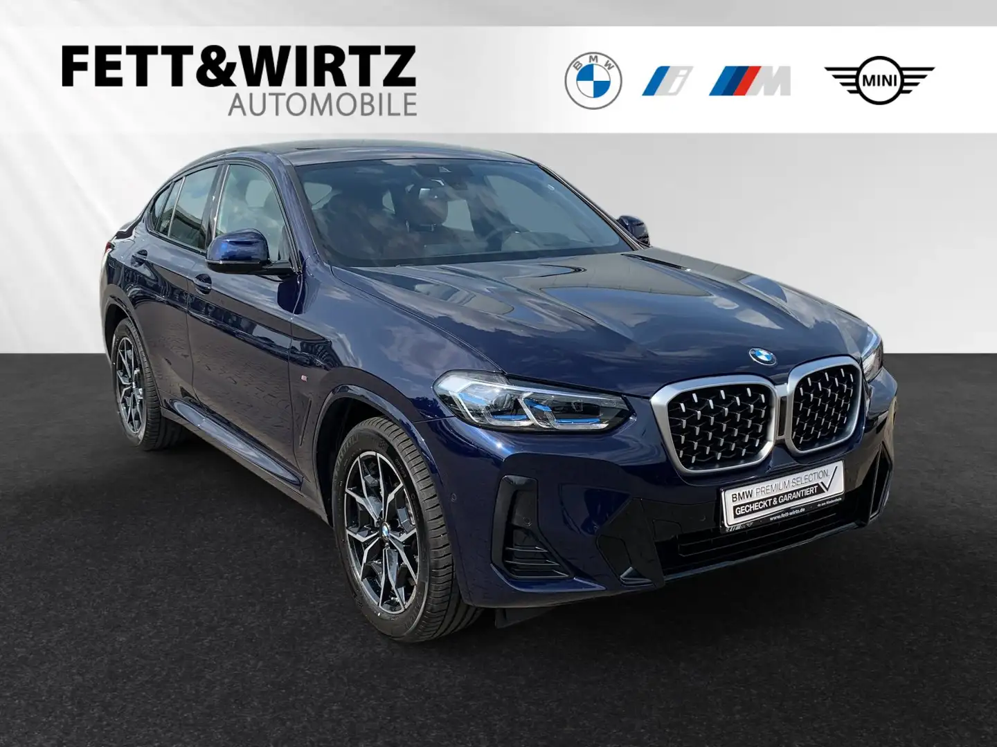 BMW X4 xDrive20d M Sport|AHK|Head-Up|HiFi|DrivingAss. Blau - 1