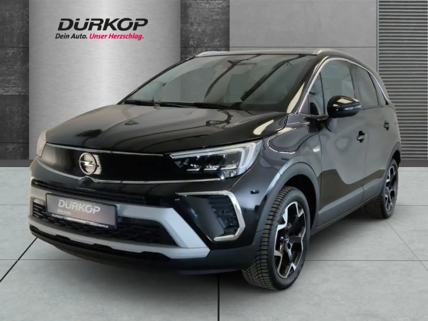 Opel Crossland 1.2 Turbo Ultimate Navi Rückfahrkamera Alcantara Schwarz - 1