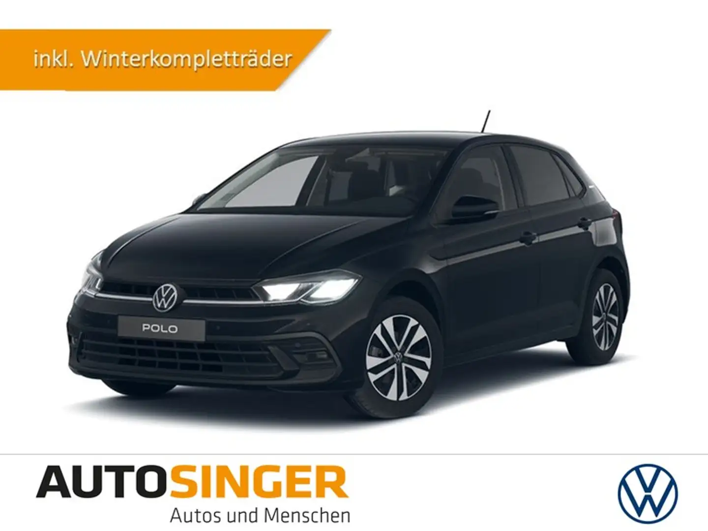 Volkswagen Polo ENERGY 1.0 TSI ACC*LED*SHZ*PDC*WR Noir - 1