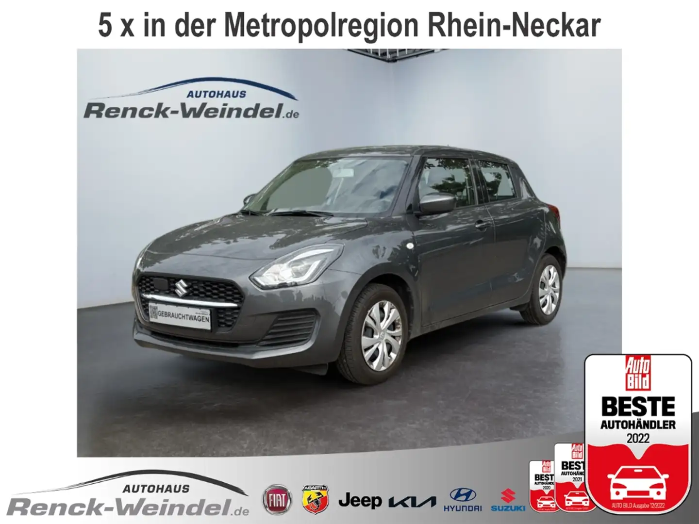 Suzuki Swift Club 1.2 Dualjet LED DAB Notbremsass. Tel.-Vorb. K Grau - 1