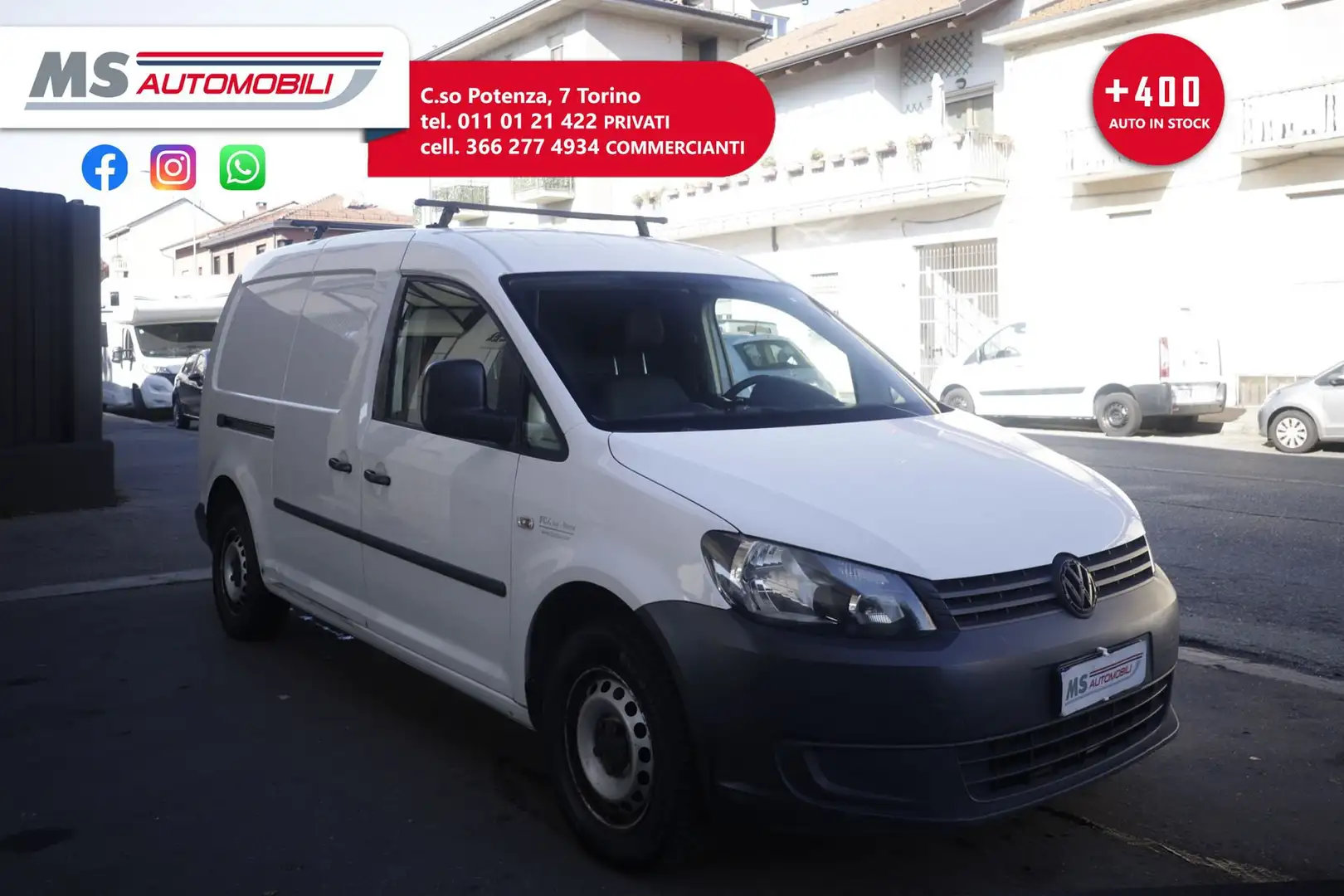 Volkswagen Caddy Volkswagen Caddy 2.0 Ecofuel 3p. Furgone Economy Bianco - 1