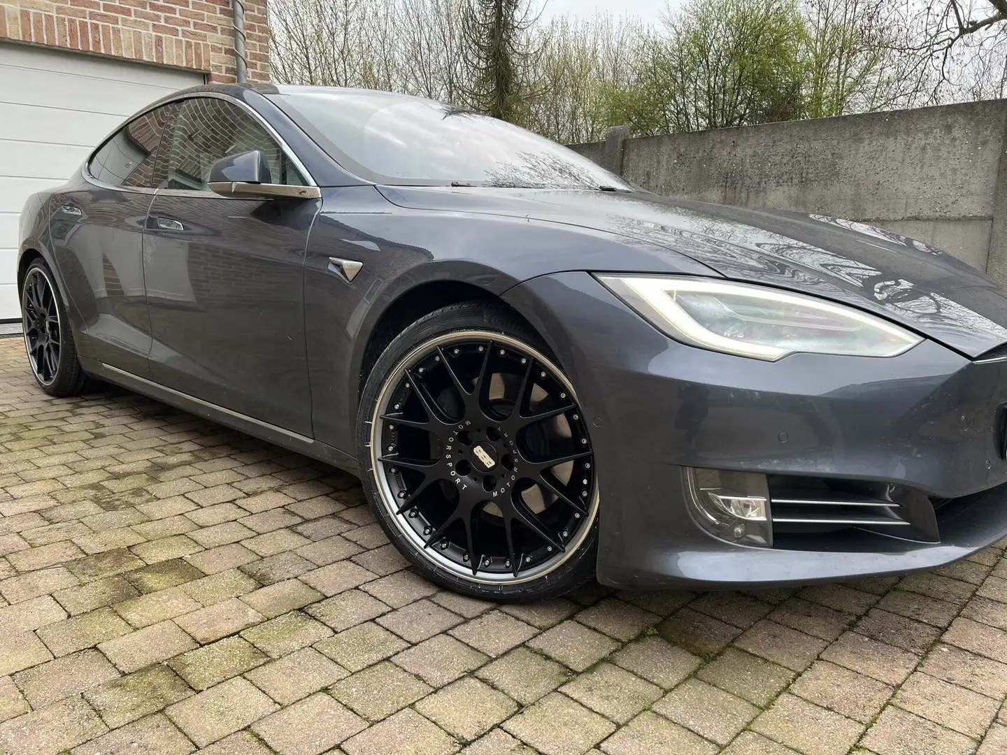 Tesla Model S Model S 100 kWh Dual Motor Long Range(EU6.2) Raven Gris - 1