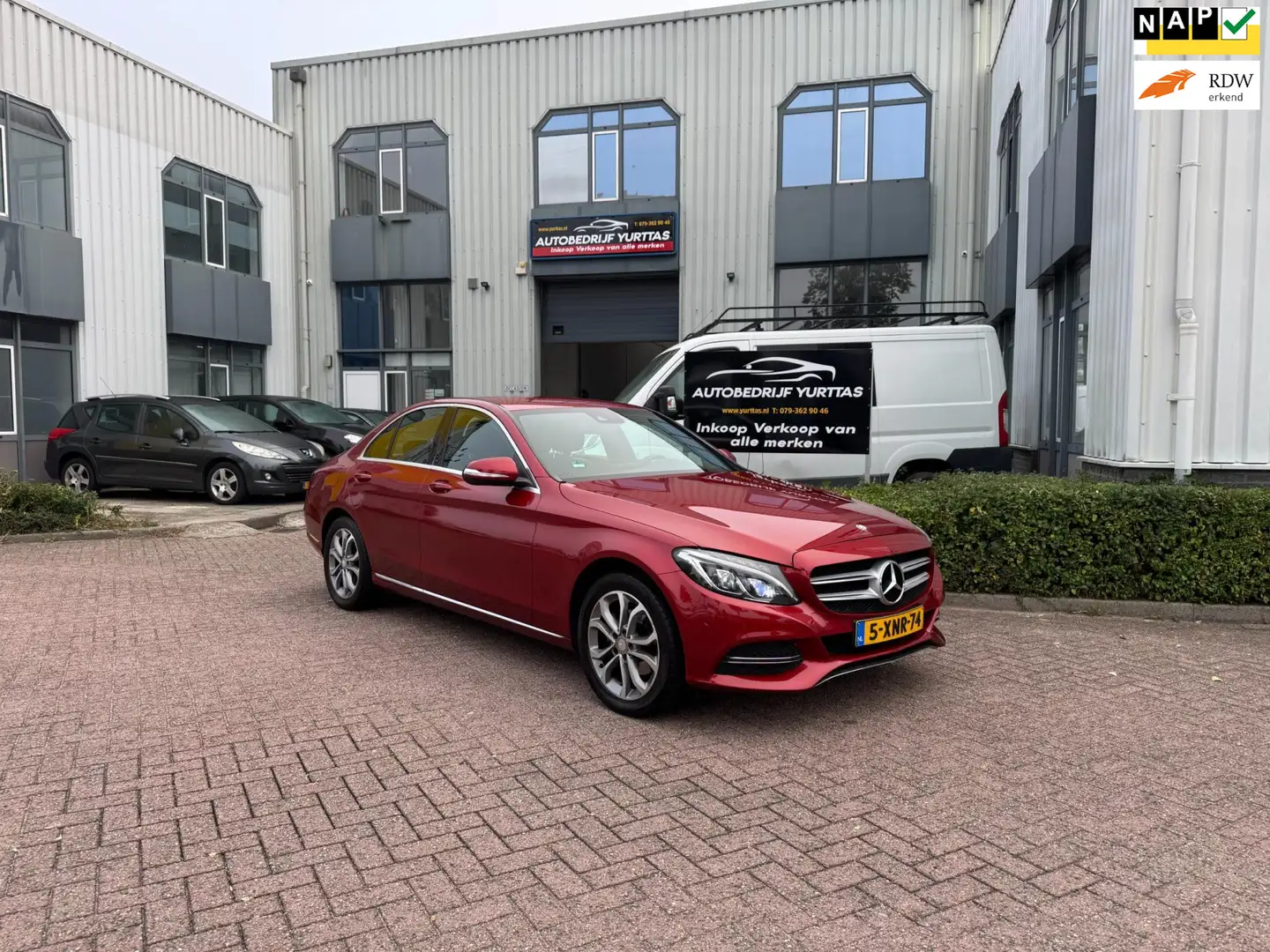 Mercedes-Benz C 180 Ambition AUTOMAAT!! Rouge - 1