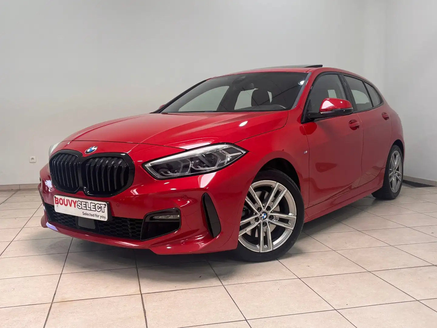 BMW 118 i 136CV pack M *CARPLAY*NAVI*CLIM*CRUISE*LIMIT*USB Rood - 1