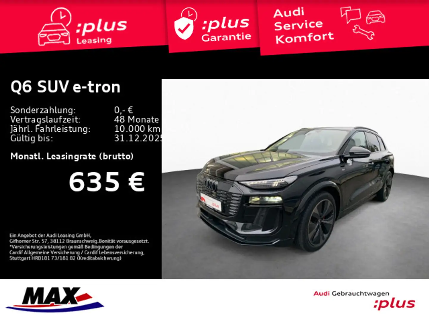 Audi Q6 e-tron QUATT S LINE MATRIX+AHK+ARHUD+PANO+B&O Noir - 1