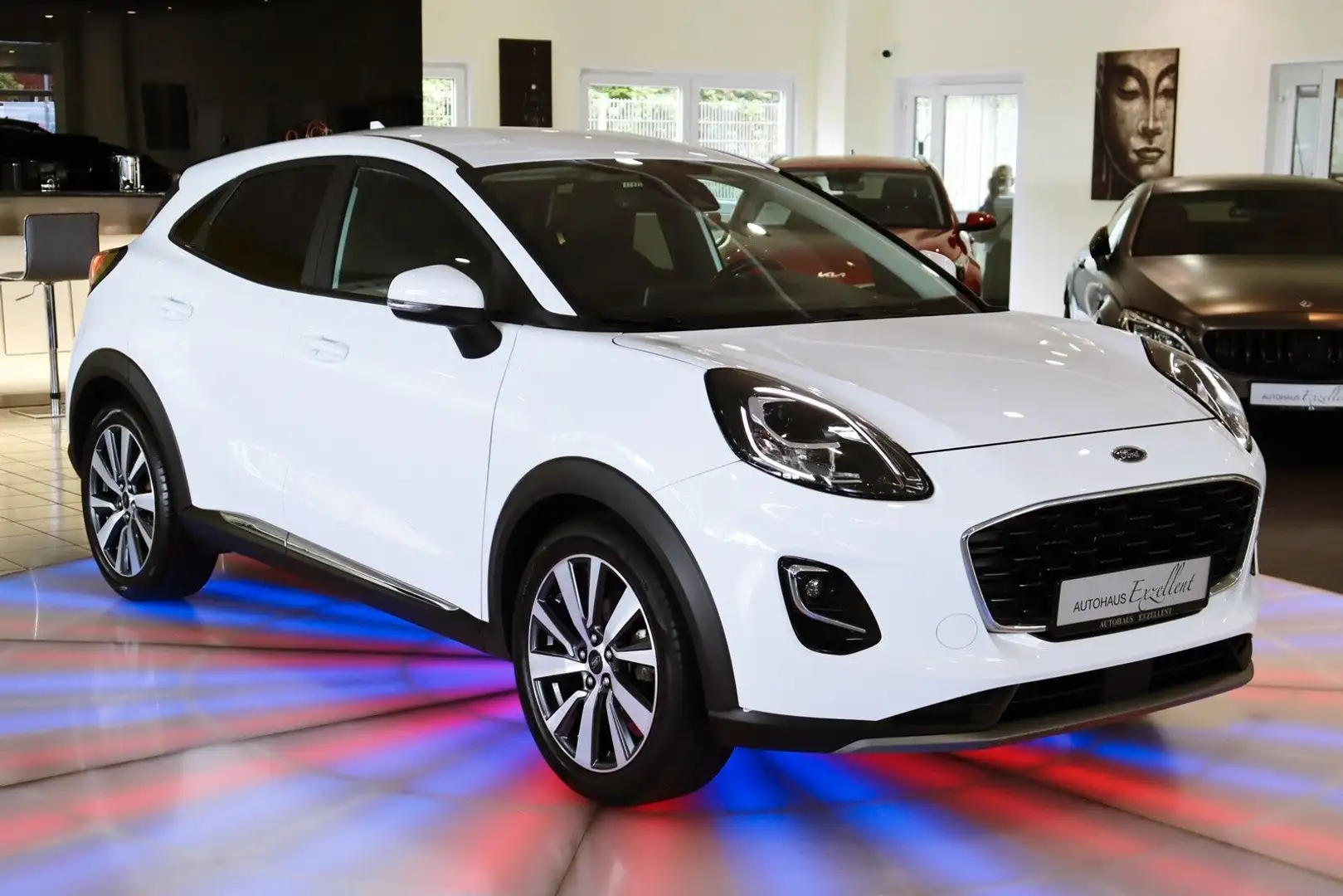 Ford Puma Titanium X*LEDER*B&O*NAVI*SHZ*LHZ*ALU*LED* Weiß - 2