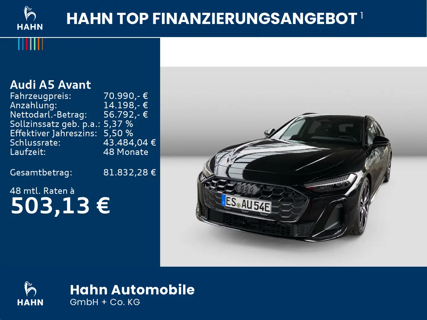 Audi A5 e-hybrid quattro 270 kW S tronic Tech p Noir - 2