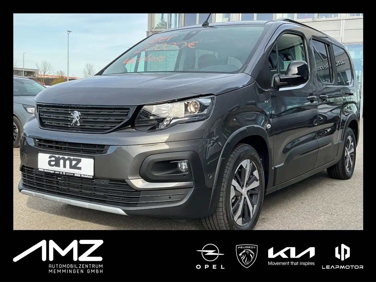 Peugeot Rifter 136 L2 GT Elektromotor Navi+2xKlima+Kam. Grau - 1