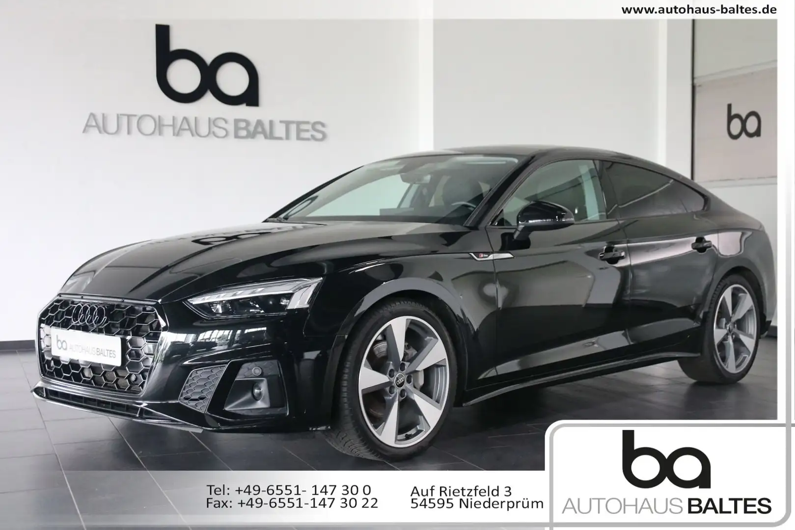 Audi A5 A5 Sportback 40TDI S line 19"/Pano/Matrix/Optik Noir - 1