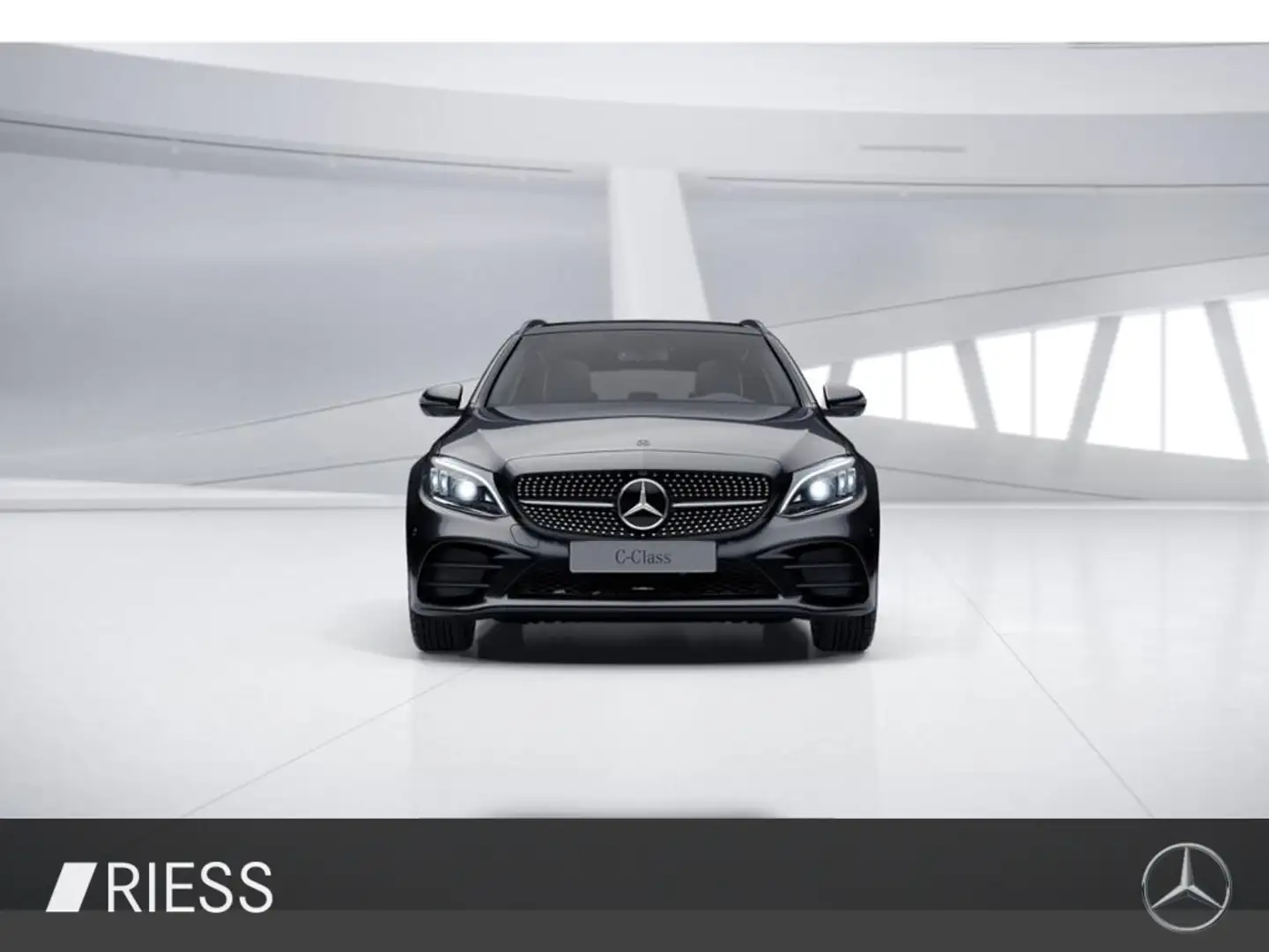 Mercedes-Benz C 300 d 4M T-Modell AMG PANO AHK AIRM DISTR HUD Schwarz - 2