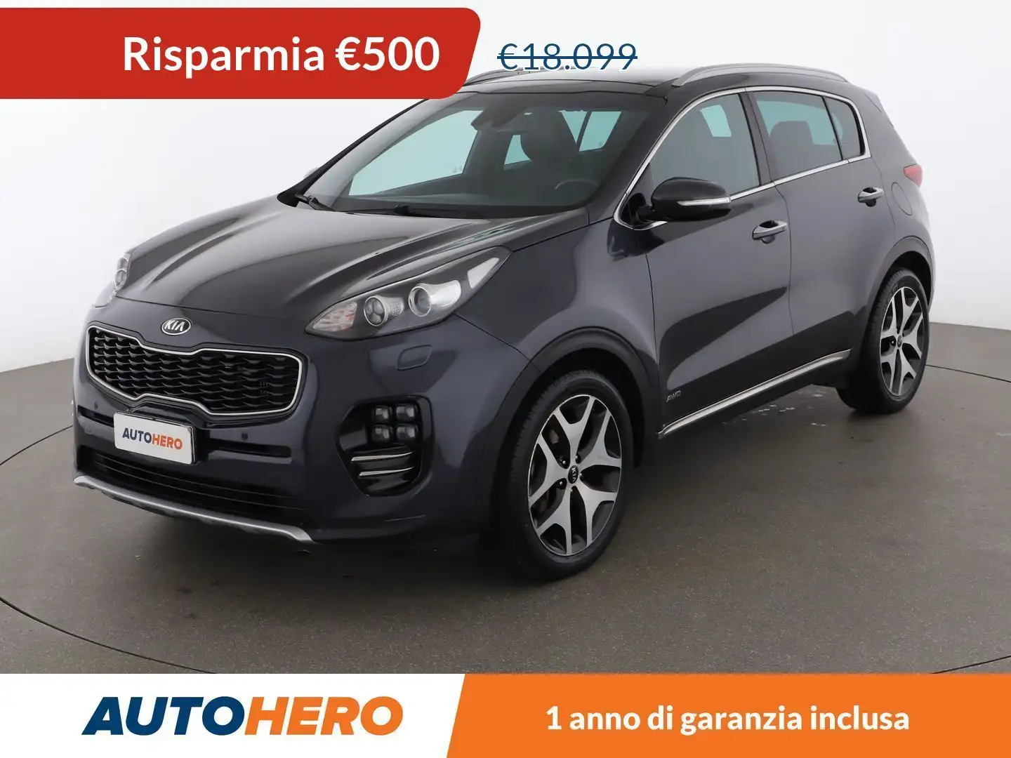 Kia Sportage 2.0 CRDi GT Line 4WD Grigio - 1