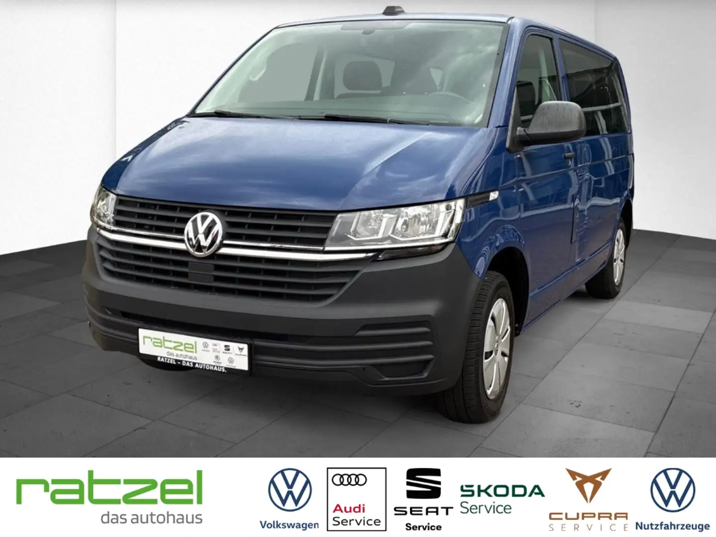 Volkswagen T6.1 Kombi 2.0 TDI 9 Sitze+Sitzheizung+ DAB SHZ Notbremsass. Blau - 1