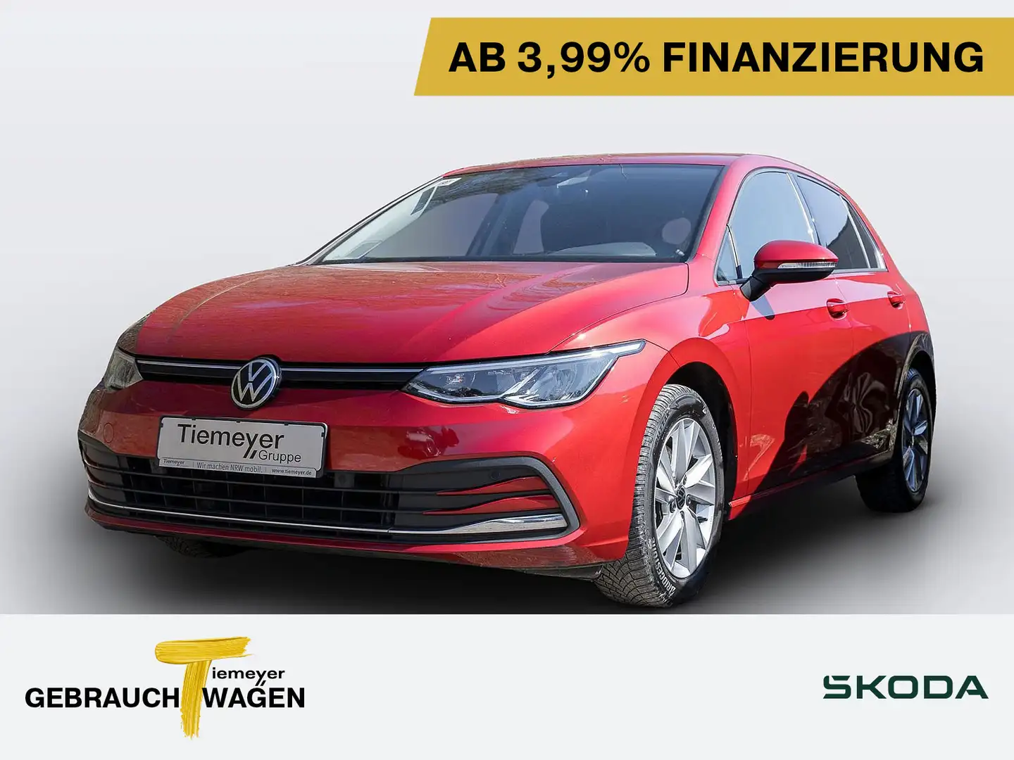Volkswagen Golf 1.5 TSI ACTIVE NAVI AHK ACC Rojo - 1