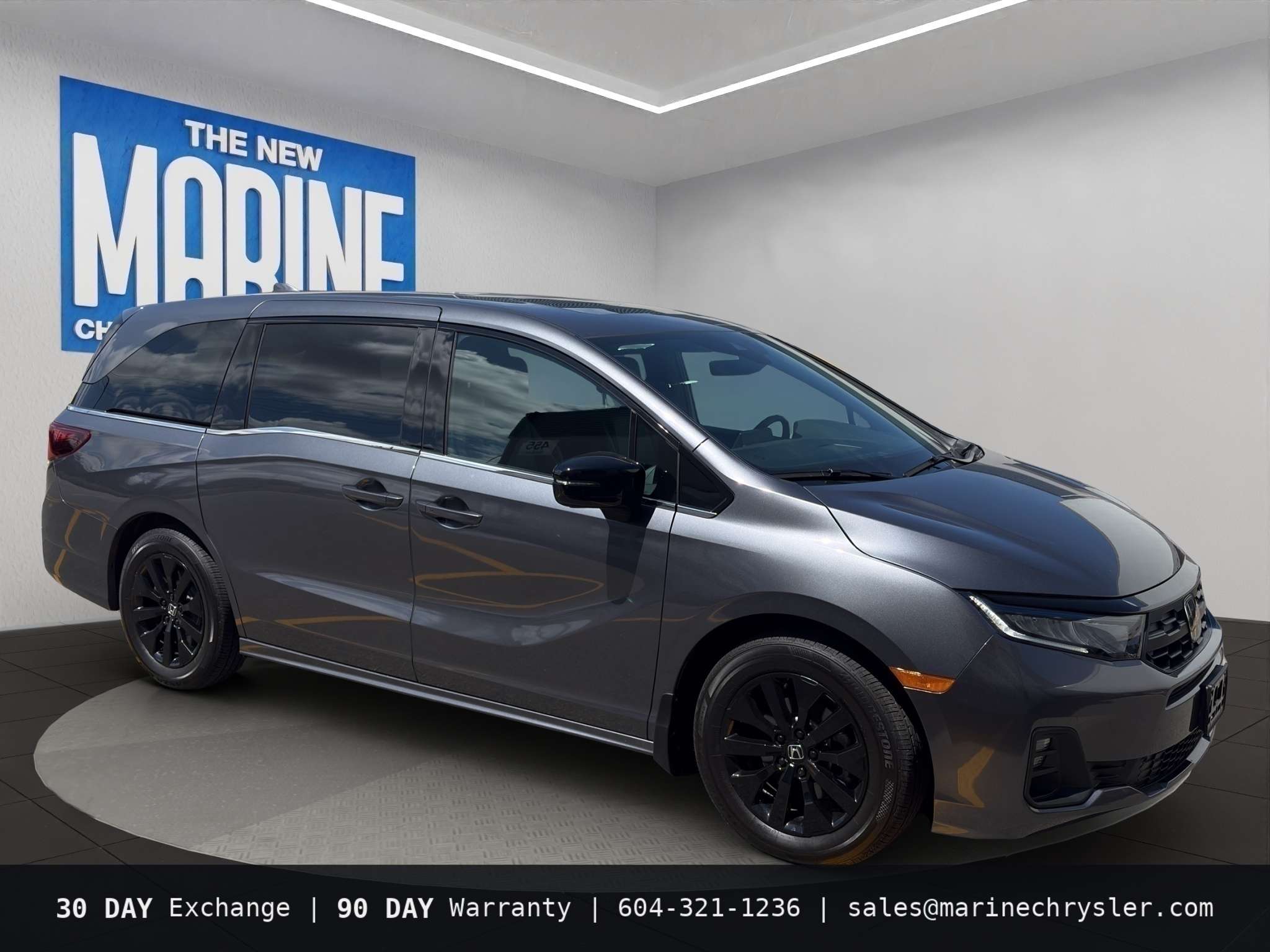 Gray 2025 Honda Odyssey Minivan Front-Wheel Drive Automatic