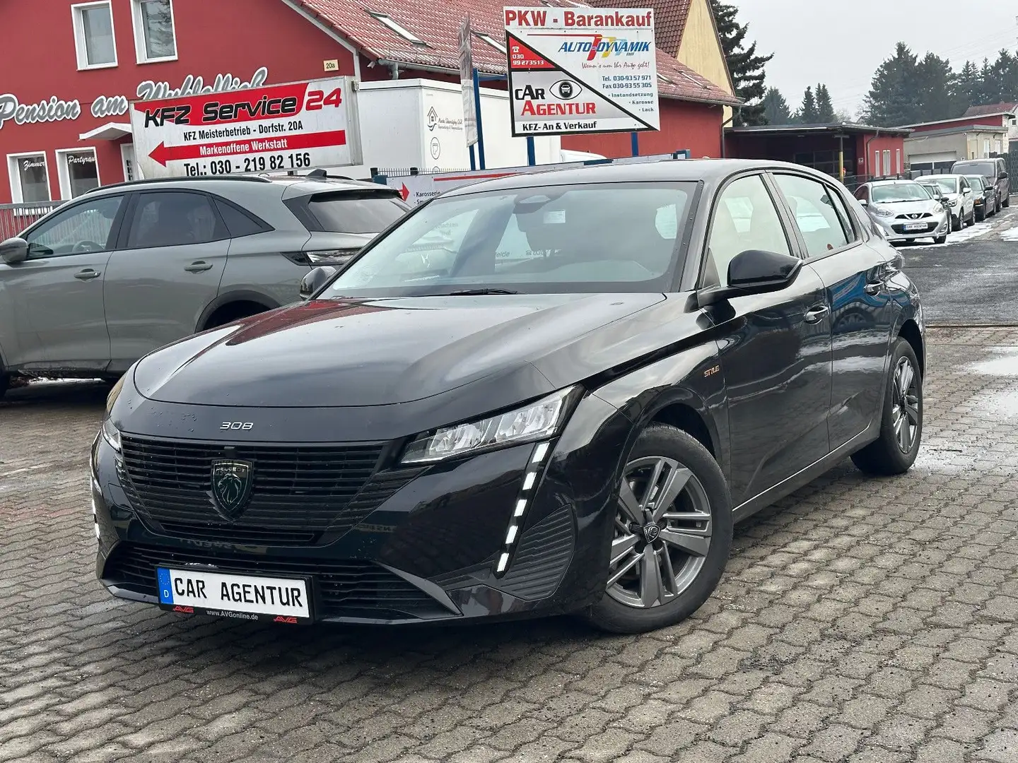 Peugeot 308 Style AUTOMATIK + KLIMAAUTOMATIK + LED + PDC Schwarz - 1
