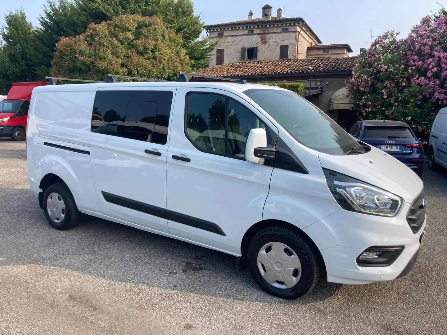 Ford Transit Custom 130 TDI - 6 POSTI - LONG Bianco - 1