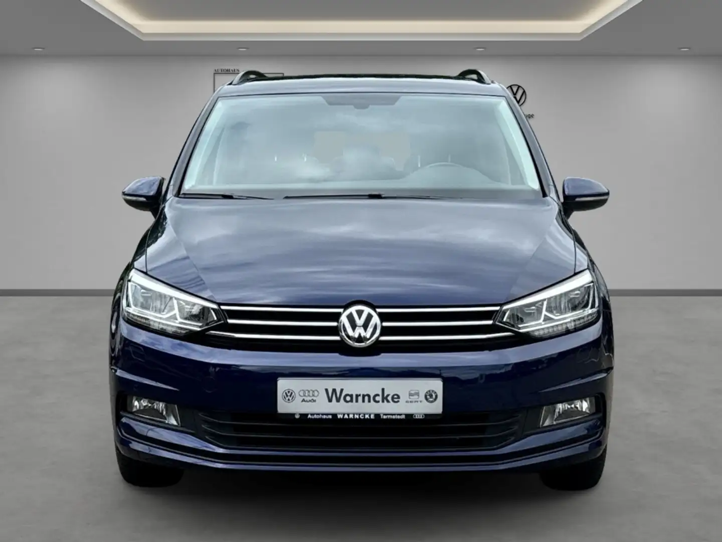 Volkswagen Touran 1.4 TSI Comfortline AHK LED NAV RFK PDC SHZ GRA LM Blauw - 2