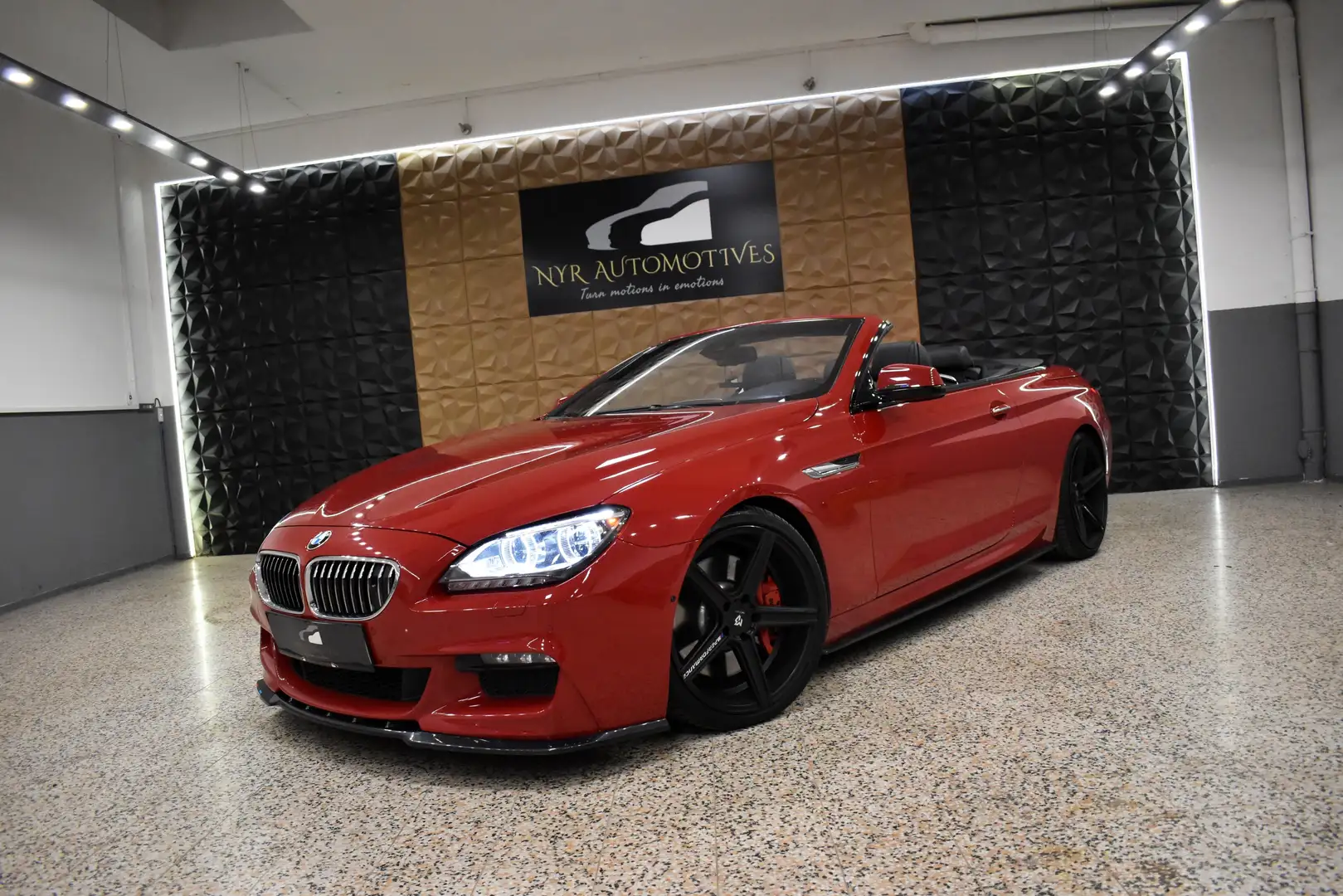 BMW 650 i xDrive Cabrio V8, LED, 5xCAM, NAVI, SOFT CLOSE Rot - 1