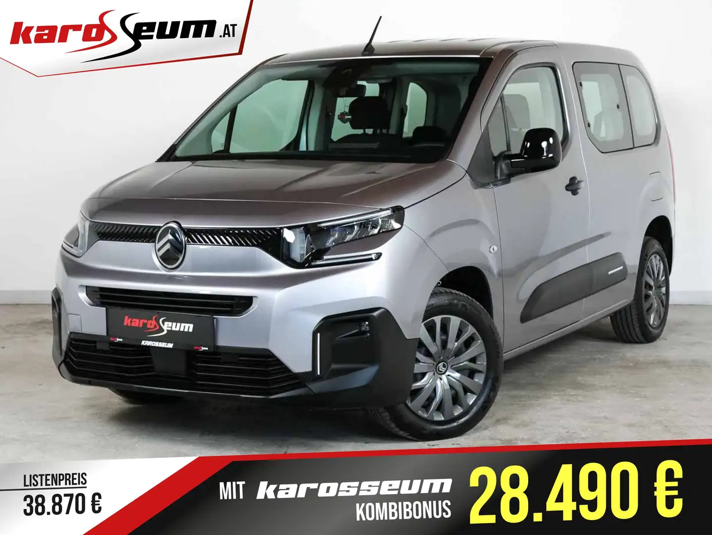 Citroen Berlingo Plus | WENIG KM | 50kWh | Wärmepumpe Grau - 1