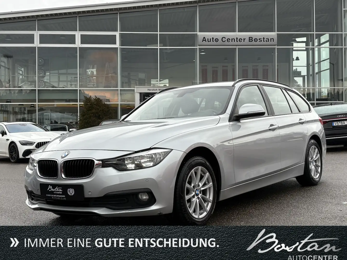 BMW 316 316d Touring Advantage NAVI/TEMPO/SHZ/KLIMAx2 Argent - 1