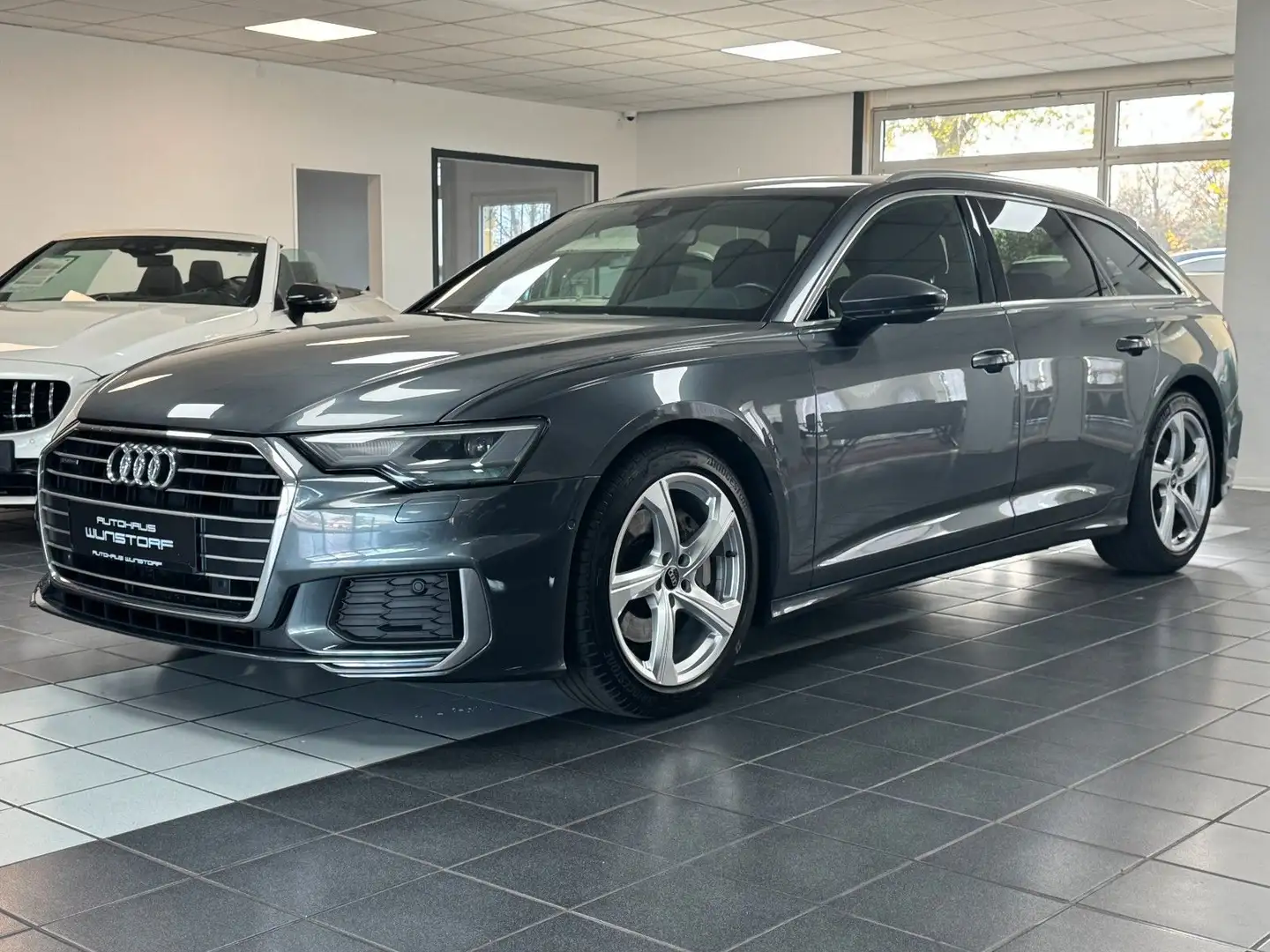 Audi A6 Avant 45 TDI quattro S-Line AHK/LED/CAM/VIRT/ Gris - 1