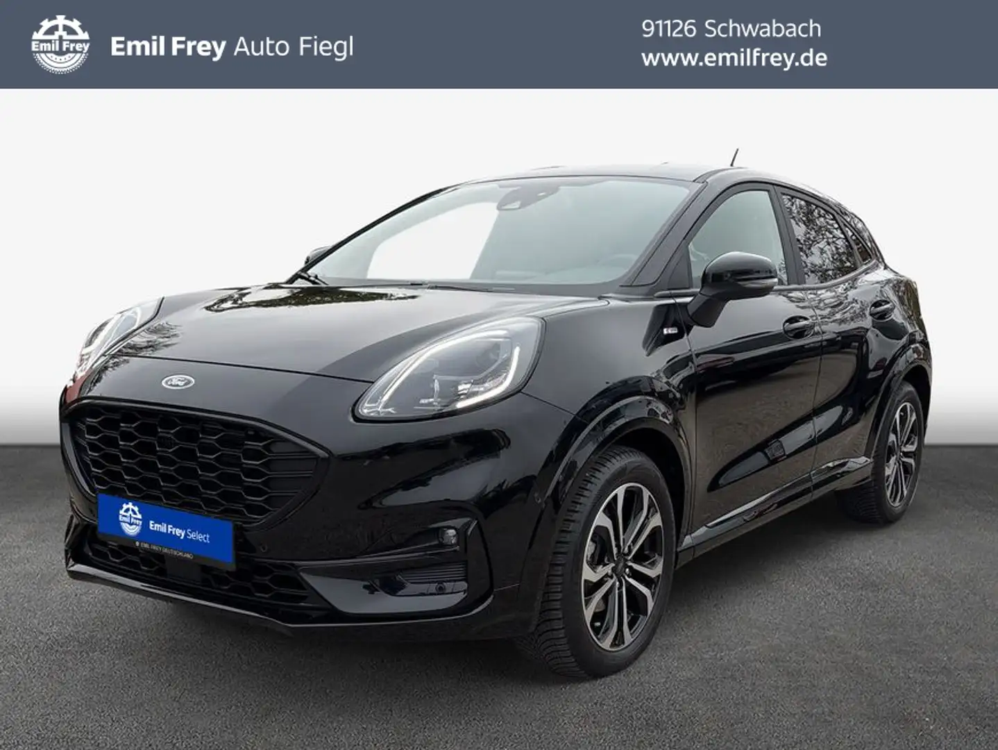 Ford Puma 1.0 EcoBoost Hybrid Aut. ST-LINE Schwarz - 1